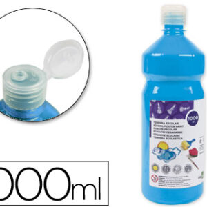Guache Escolar 1000 ml Turquesa