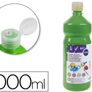 Guache Escolar 1000 ml Verde