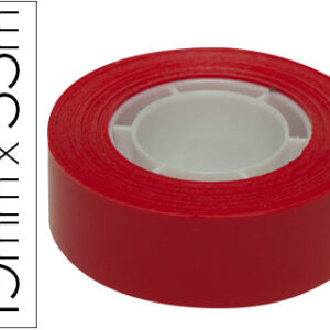 Fita Adesiva Apli 33 Mt X 19 mm Cor Vermelho