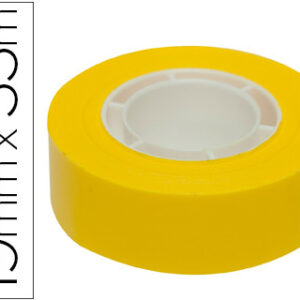 Fita Adesiva Apli 33 Mt X 19 mm Cor Amarelo