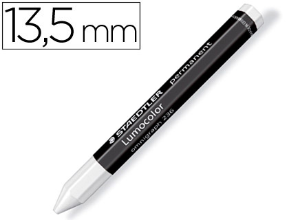 Minas Staedtler p/ Marcar Brancas Permanente Omnigraph 236 Caixa de 12 Unidades