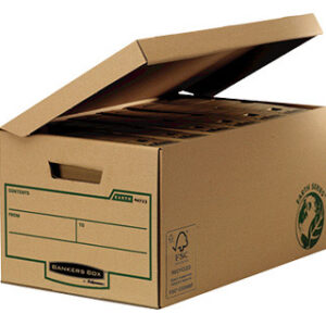 Gaveta Fellowes Cartão Reciclado p/ Armazenamento de Arquivos Capacidade 6 Caixas de Arquivo 80mm