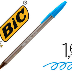 Caneta Bic Cristal Large Fashion Turquesa Ponta 1,6 mm