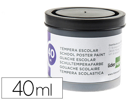 Guache Escolar 40 ml Preto