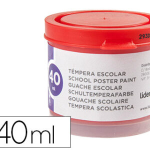 Guache Escolar 40 ml Vermelho