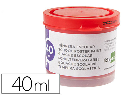 Guache Escolar 40 ml Vermelho