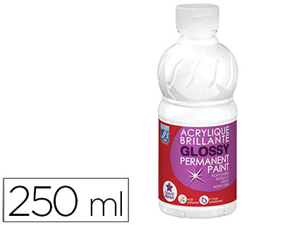 Pintura Acrilica L&B Brilho Branco Boiao de 250 ml