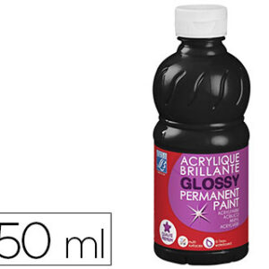 Pintura Acrilica L&B Brilho Preto Boiao de 250 ml