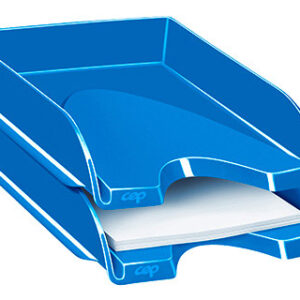 Tabuleiro de Secretaria Cep Plastico Azul 257X348X66 mm