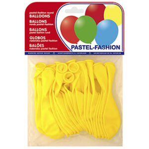 Balões Pastel Amarelo (20 Unidades)