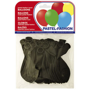 Bal?es Pastel Preto (20 Unidades)
