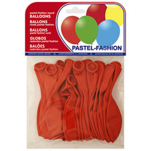Bal?es Pastel Vermelho (20 Unidades)