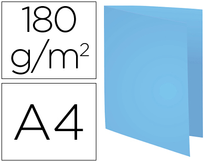 Classificador Exacompta de Cartolina Reciclada Din A4 Azul 180g