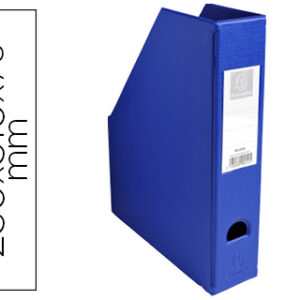 Porta Revistas Exacompta PVC Lombada 70mm Cor Azul 230X310X70 mm