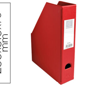 Porta Revistas Exacompta PVC Lombada 70mm Cor Vermelho 230X310X70 mm