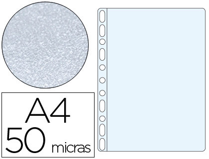 Bolsa Catalogo Q-Connect Din A4 50 Microns Martelada (Bolsa de 100 Unidades)