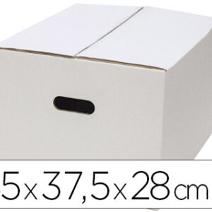 Caixa Q-Connect p/ Embalar Anonima Branca c/ Asas Duplo Canal 450X280 mm