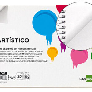 Bloco de Desenho Artistico Espiral 230X325mm 20F 130g/m2 Sem Caixa