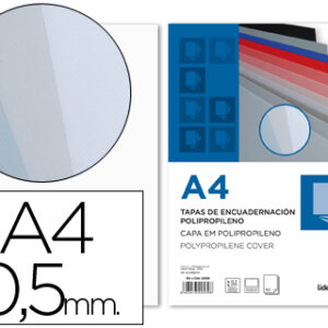 Capa de Encadernacao Polipropileno Din A4 0.5mm Transparente (100 Unidades)