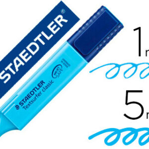 Marcador Staedtler Textsurfer Classic 364 Fluorescente Azul