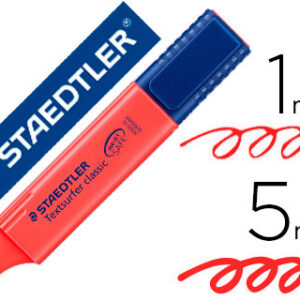 Marcador Staedtler Textsurfer Classic 364 Fluorescente Vermelho