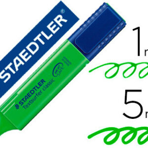 Marcador Staedtler Textsurfer Classic 364 Fluorescente Verde