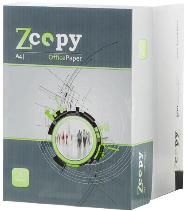 Resma de Papel Fotocopia A4 75g/m² (500 Folhas) - ZCOPY