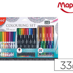 Kit Maped Desenho Mandalas 33 Pecas