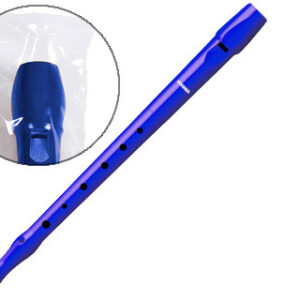 Flauta Hohner 9508 Cor Azul Bolsa Verde e Transparente