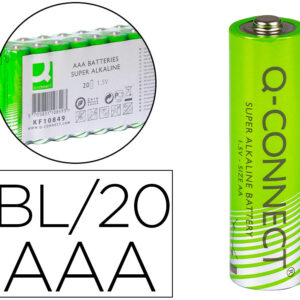 Pack 20x Pilhas Alcalinas AAA / LR03 - Q-CONNECT
