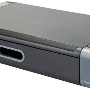 Suporte Deluxe Para Monitor Com Gaveta - Q-CONNECT