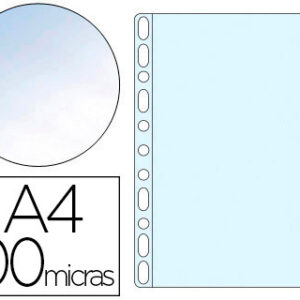 Bolsa Catalogo Q-Connect Din A4 100 Microns Cristal (10 Unidades)