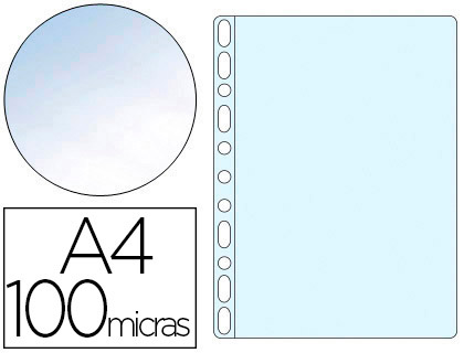 Bolsa Catalogo Q-Connect Din A4 100 Microns Cristal (10 Unidades)