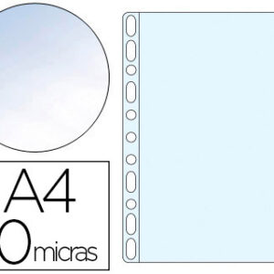 Bolsa Catalogo Q-Connect Din A4 80 Microns Cristal (10 Unidades)