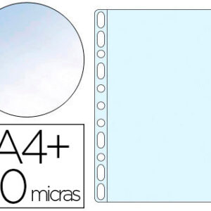 Bolsa Catalogo Q-Connect Folio 80 Microns Cristal (10 Unidades)