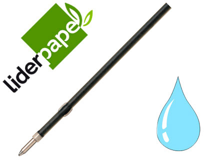 Recarga Esferografica Gummy Touch Retratil 1,0 mm Tinta Celeste Embalagem 10 Unidades