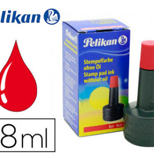 Tinta p/ Almofada Pelikan 4K, Frascos 28 ml, Vermelho