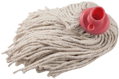 Esfregona De Fios De Algodao Profissional - BLANCA