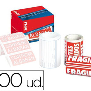 Etiquetas Apli Fragil 50X100 mm Rolo c/200 Unidades