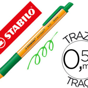 Caneta Stabilo Pointball 0,5 mm Cor Verde