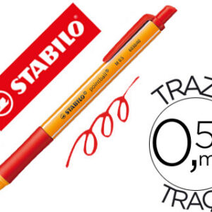 Caneta Stabilo Pointball 0,5 mm Cor Vermelho