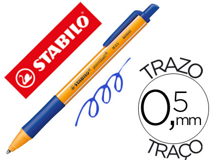 Caneta Stabilo Pointball 0,5 mm Cor Azul