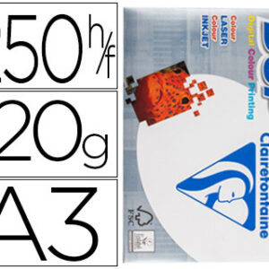 Papel Fotocopia Clairefontaine Din A3 120 Gramas (250 Folhas)