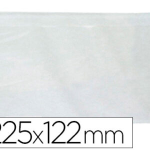Pack 100x Envelope Auto Adesivo Q-Connect Porta Documentos 225x122mm Janela Transparente