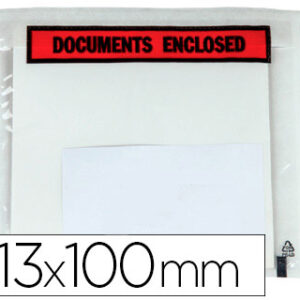 Envelope Auto Adesivo Q-Connect Porta Documentos Multilingue 125X110 mm Sem Janela Embalagem de 100