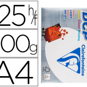 Papel Fotocopia Clairefontaine Din A4 300 Gramas (125 Folhas)