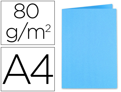 Classificador Exacompta de Cartolina Din A4 Turquesa 80g