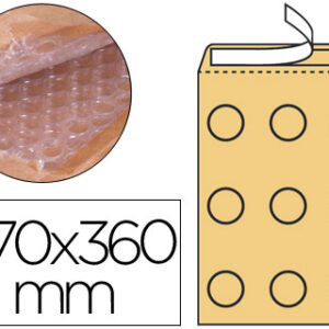 Envelope Borbulhas Q-Connect Creme H/5 270X360 mm (50 Unidades)