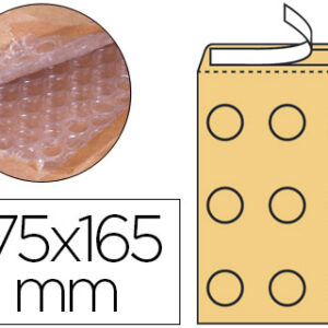 Envelope Borbulhas Q-Connect Creme Cd 175X165 mm (100 Unidades)