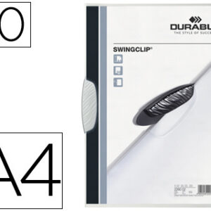 Pasta Swingclip Dossier Clip Lateral e Giratoria Din A4 Capacidadee 30F Cor Branco